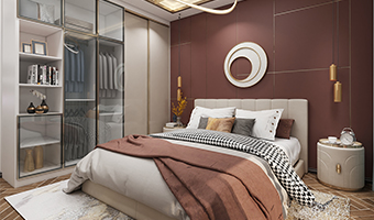 整木定制現(xiàn)代輕奢風(fēng)格與金屬共舞，領(lǐng)略流光