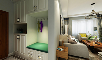 家里沒有玄關(guān)怎么設計鞋柜？