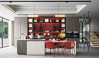 全屋定制廚房都有哪些家具？