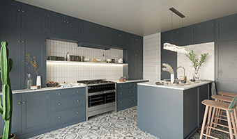 定制櫥柜后面要不要貼瓷磚？