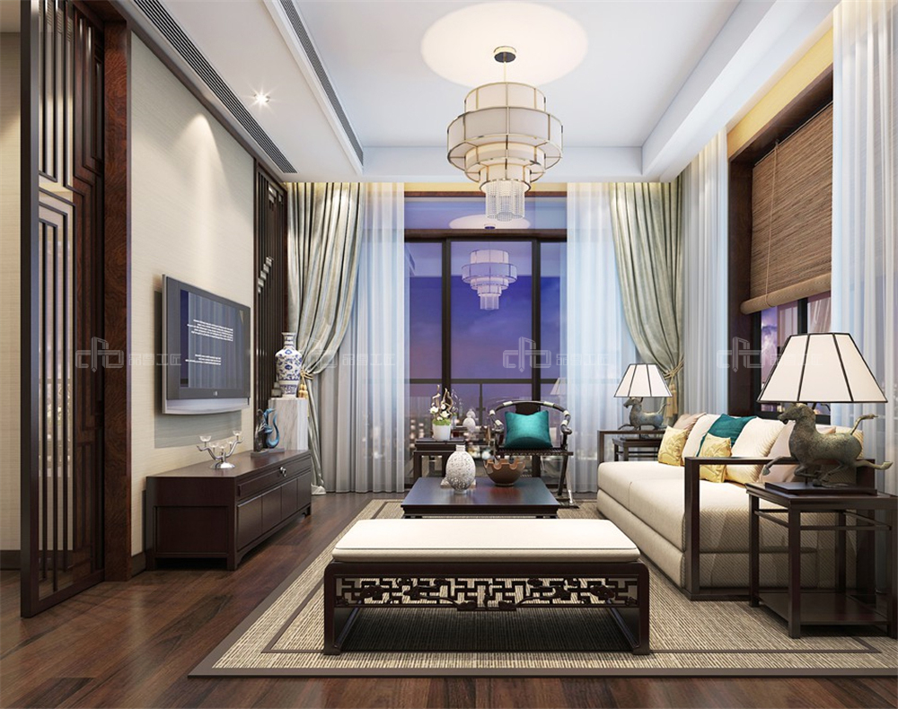 繁華之下，縱享從容、儒雅的新中式居所(圖6)