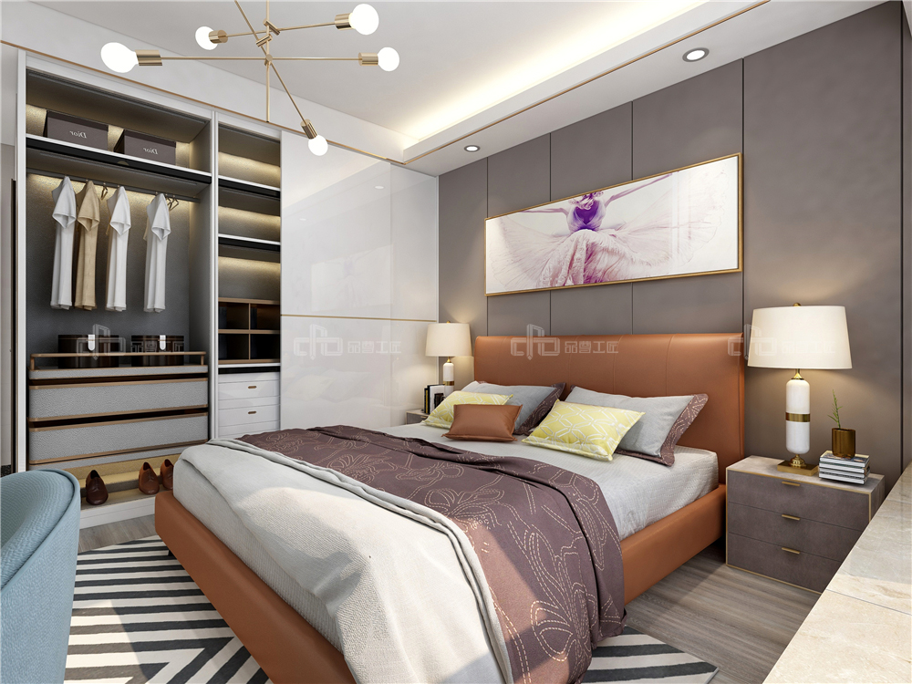 臥室衣柜由哪些結構組成的？(圖1)