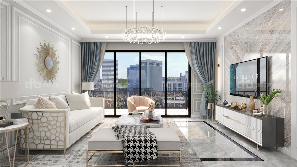 全屋定制如何設(shè)計(jì)美式輕奢風(fēng)格？(圖4)