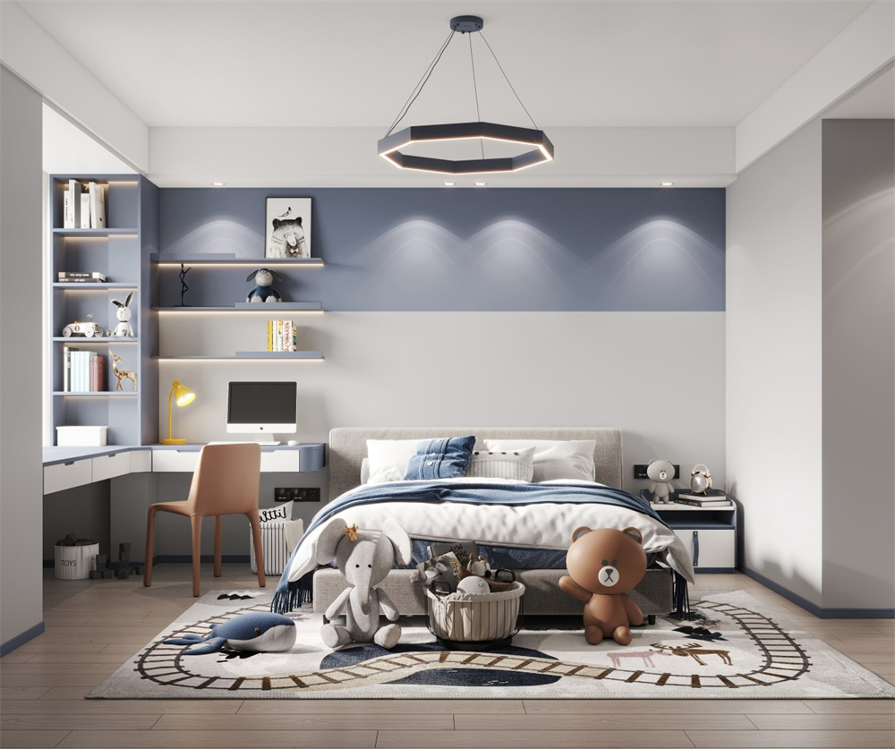 全屋設(shè)計兒童房定制要注意什么？(圖3)