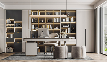 書房定制書柜設(shè)計要注意什么？