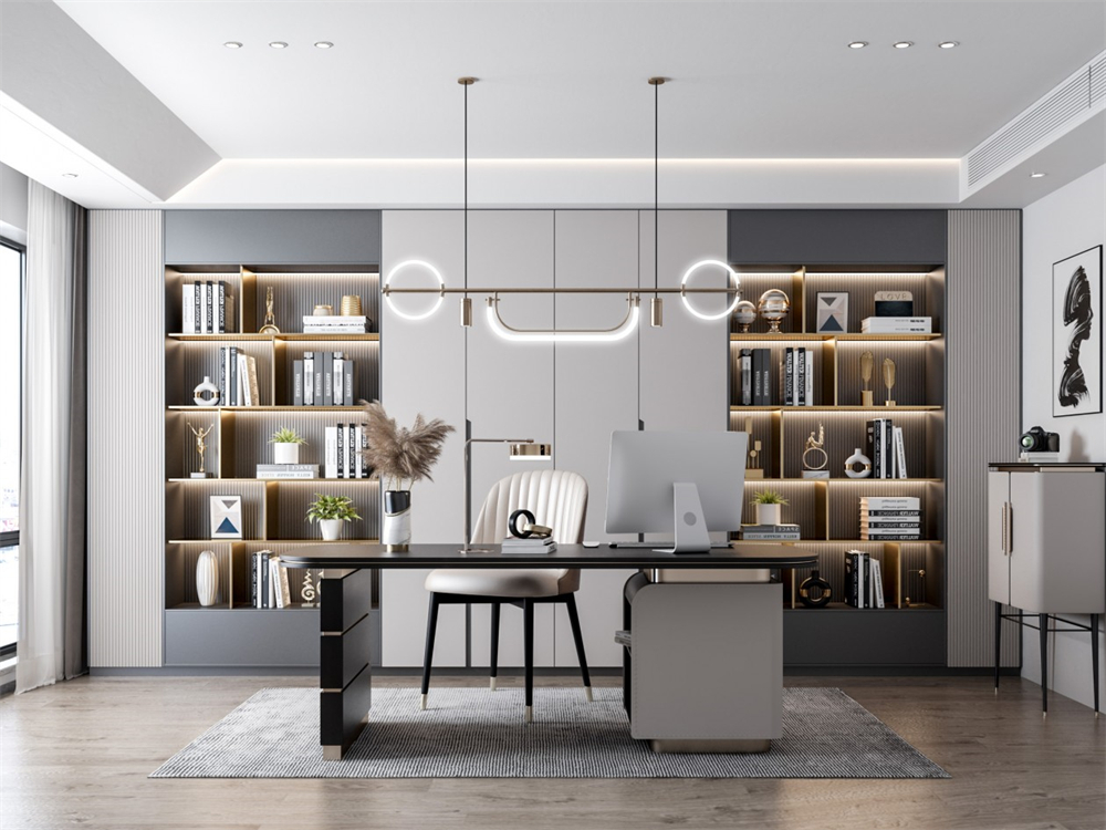 書房定制書柜設(shè)計要注意什么？(圖2)