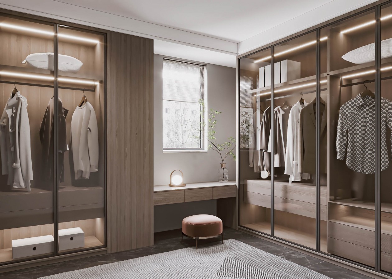 定制衣柜設(shè)計要多少錢，怎么計算？(圖1)