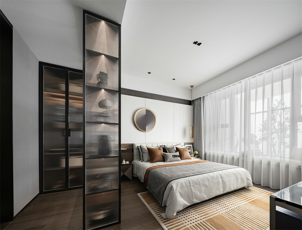 146㎡現(xiàn)代輕奢風(fēng)格，整木定制圖片(圖10)