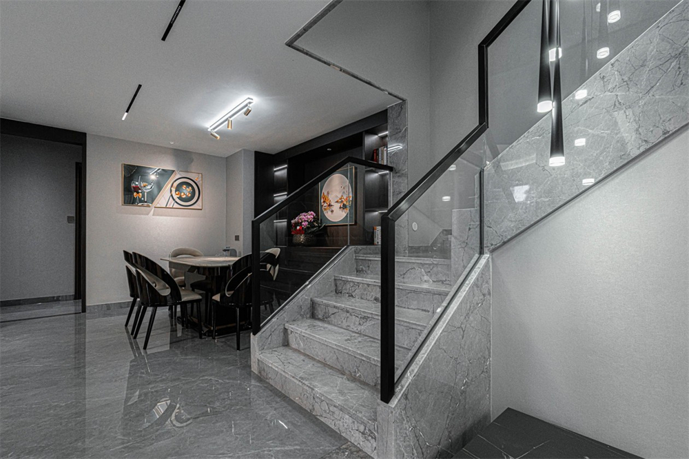 400㎡別院實(shí)拍，詩畫意境輕奢風(fēng)格(圖7)