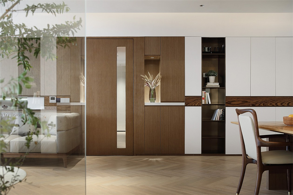 200㎡大平層整木定制，現(xiàn)代極簡(jiǎn)風(fēng)格(圖4)