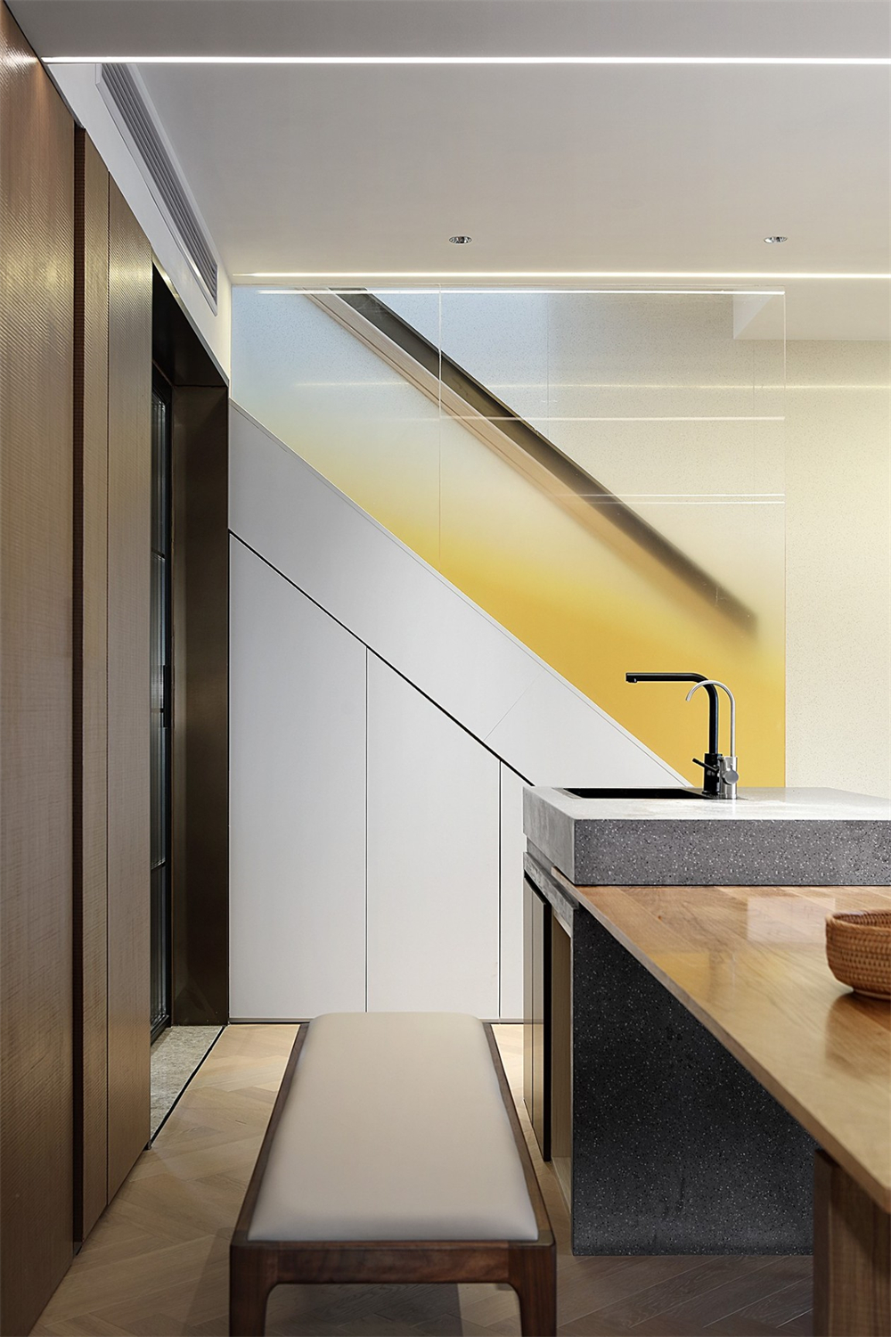 200㎡大平層整木定制，現(xiàn)代極簡(jiǎn)風(fēng)格(圖12)