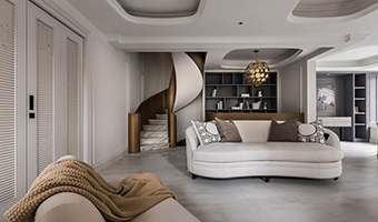 240㎡摩登美式輕奢風(fēng)格，精致又小清新