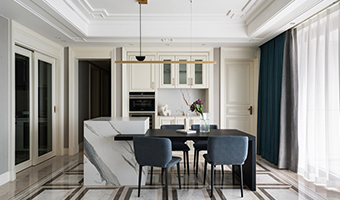 148㎡簡歐輕奢案例設(shè)計，舒適浪漫整木定