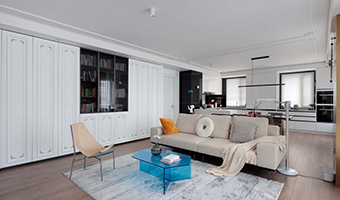 143㎡簡(jiǎn)約法式，高級(jí)而浪漫的美居