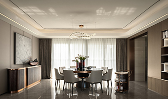 235㎡整木定制大平層，現(xiàn)代意式輕奢風(fēng)格