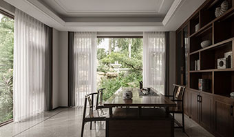 800㎡新中式整木定制，花園別墅設(shè)計(jì)案例