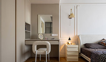 120㎡混油整木定制，浪漫法式輕奢風