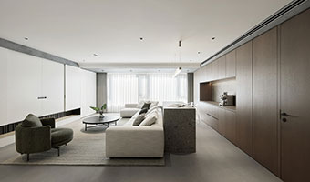 168㎡全屋高定整木設(shè)計(jì)，現(xiàn)代時(shí)尚簡(jiǎn)約風(fēng)