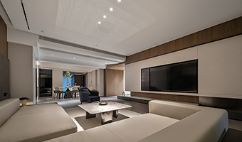 整木定制大平層，248㎡現(xiàn)代簡(jiǎn)約設(shè)計(jì)