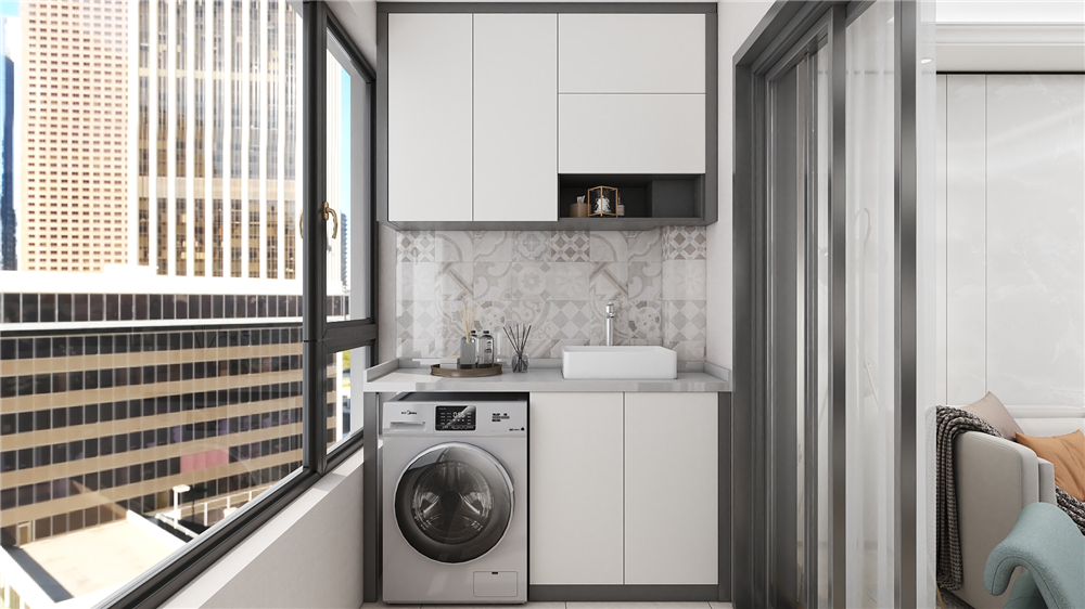 陽(yáng)臺(tái)設(shè)計(jì)陽(yáng)臺(tái)柜要有哪些功能？(圖2)