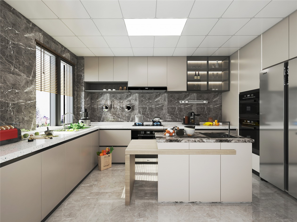 全屋定制廚房都有哪些家具？(圖2)