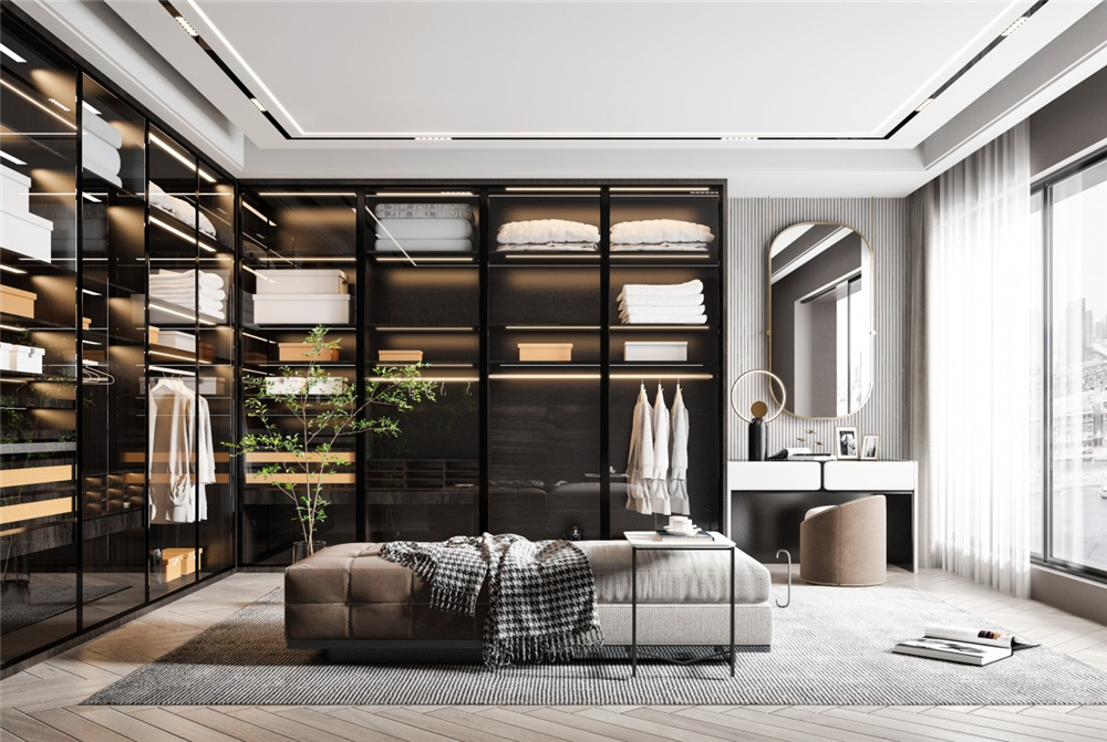 整體衣帽間要不要做島臺(tái)？(圖2)