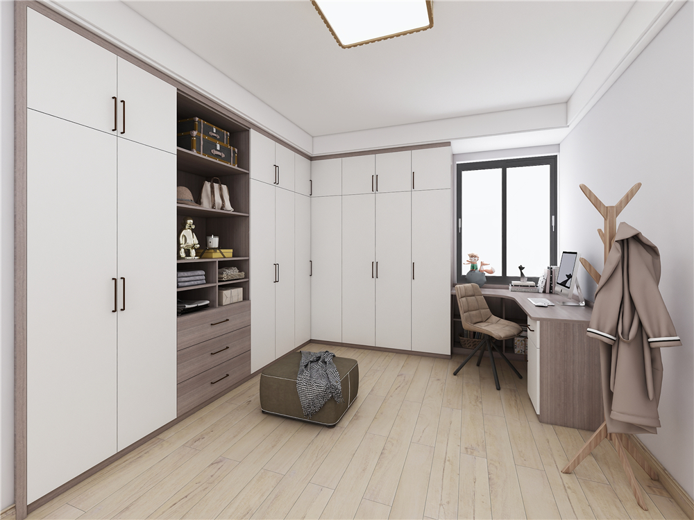 定制衣柜和整體衣帽間有什么區(qū)別？(圖1)